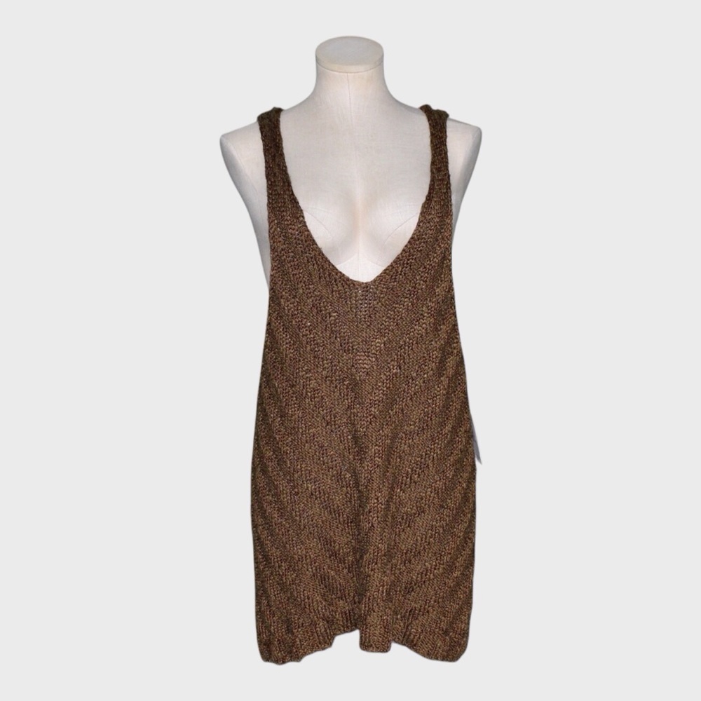 NWT Free People Chevron Sweater Tank Top
